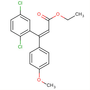 151665-31-5  2-Propenoic acid, 3-(2,5-dichlorophenyl)-3-(4-methoxyphenyl)-, ethylester, (Z)-