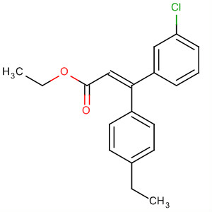 151665-37-1  2-Propenoic acid, 3-(3-chlorophenyl)-3-(4-ethylphenyl)-, ethyl ester, (E)-