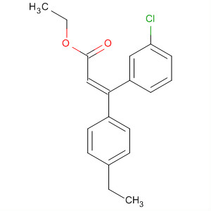 151665-38-2  2-Propenoic acid, 3-(3-chlorophenyl)-3-(4-ethylphenyl)-, ethyl ester, (Z)-