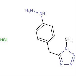 152537-10-5  1H-Tetrazole, 5-[(4-hydrazinophenyl)methyl]-1-methyl-,monohydrochloride