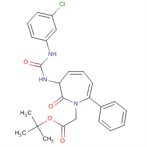 152607-39-1  1H-Azepine-1-acetic acid,3-[[[(3-chlorophenyl)amino]carbonyl]amino]hexahydro-2-oxo-7-phenyl-,1,1-dimethylethyl ester, trans-