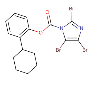 15327-24-9  1H-Imidazole-1-carboxylic acid, 2,4,5-tribromo-, 2-cyclohexylphenylester