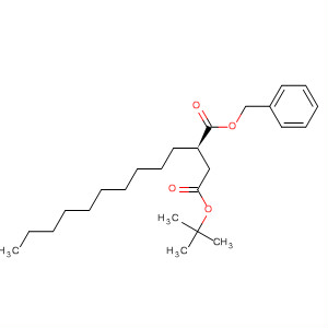 153428-21-8  Butanedioic acid, decyl-, 4-(1,1-dimethylethyl) 1-(phenylmethyl) ester,(R)-