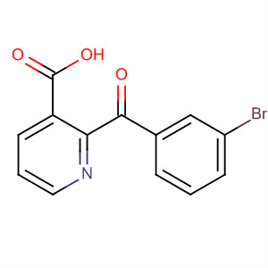 153438-41-6  3-Pyridinecarboxylic acid, 2-(3-bromobenzoyl)- 153438-41-6  3-Pyridinecarboxylic acid, 2-(3-bromobenzoyl)-