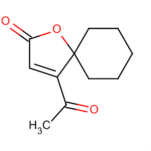 153683-20-6  1-Oxaspiro[4.5]dec-3-en-2-one, 4-acetyl-