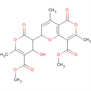 154368-87-3  2H,5H-Pyrano[4,3-b]pyran-8-carboxylic acid,3,4-dihydro-2-[4-hydroxy-5-(methoxycarbonyl)-6-methyl-2-oxo-2H-pyran-3-yl]-4,7-dimethyl-5-oxo-, methyl ester, cis-
