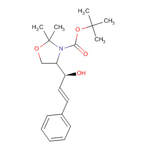154437-23-7  3-Oxazolidinecarboxylic acid,4-[(1S,2E)-1-hydroxy-3-phenyl-2-propenyl]-2,2-dimethyl-,1,1-dimethylethyl ester, (4S)-
