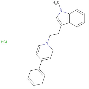 15472-00-1  1H-Indole, 3-[2-(3,6-dihydro-4-phenyl-1(2H)-pyridinyl)ethyl]-1-methyl-,monohydrochloride