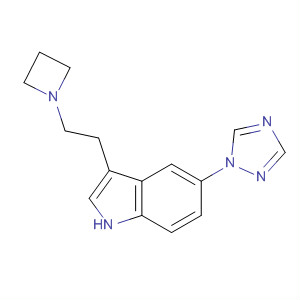 154748-32-0  1H-Indole, 3-(2-azetidin-1-ylethyl)-5-(1H-1,2,4-triazol-1-yl)-