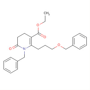 154819-95-1  3-Pyridinecarboxylic acid,1,4,5,6-tetrahydro-6-oxo-2-[3-(phenylmethoxy)propyl]-1-(phenylmethyl)-,ethyl ester