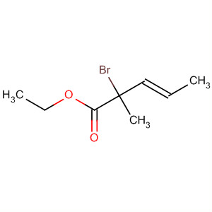 154870-21-0  3-Pentenoic acid, 2-bromo-2-methyl-, ethyl ester, (E)- 154870-21-0  3-Pentenoic acid, 2-bromo-2-methyl-, ethyl ester, (E)-