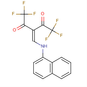 155495-74-2  2,4-Pentanedione,1,1,1,5,5,5-hexafluoro-3-[(1-naphthalenylamino)methylene]-