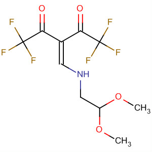 155495-77-5  2,4-Pentanedione,3-[[(2,2-dimethoxyethyl)amino]methylene]-1,1,1,5,5,5-hexafluoro-