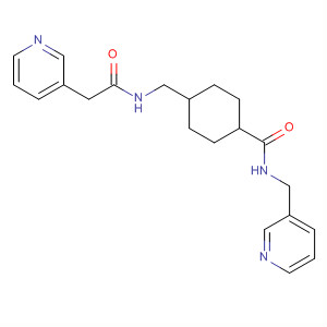 155823-27-1  3-Pyridineacetamide,N-[[4-[[(3-pyridinylmethyl)amino]carbonyl]cyclohexyl]methyl]-, trans-