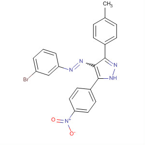 155840-96-3  1H-Pyrazole,4-[(3-bromophenyl)azo]-3-(4-methylphenyl)-5-(4-nitrophenyl)-