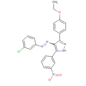 155841-87-5  1H-Pyrazole,4-[(3-chlorophenyl)azo]-3-(4-ethoxyphenyl)-5-(3-nitrophenyl)-