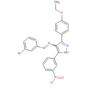 155841-93-3  1H-Pyrazole,4-[(3-bromophenyl)azo]-3-(4-ethoxyphenyl)-5-(3-nitrophenyl)-