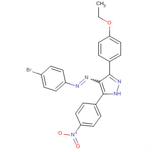 155841-94-4  1H-Pyrazole,4-[(4-bromophenyl)azo]-3-(4-ethoxyphenyl)-5-(4-nitrophenyl)-
