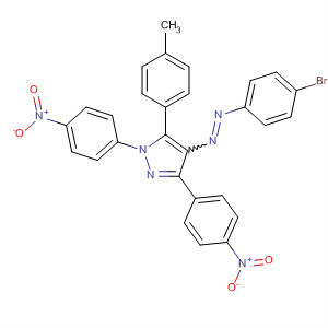 155843-42-8  1H-Pyrazole,4-[(4-bromophenyl)azo]-5-(4-methylphenyl)-1,3-bis(4-nitrophenyl)-