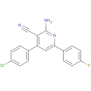 156044-29-0  3-Pyridinecarbonitrile, 2-amino-4-(4-chlorophenyl)-6-(4-fluorophenyl)- 156044-29-0  3-Pyridinecarbonitrile, 2-amino-4-(4-chlorophenyl)-6-(4-fluorophenyl)-