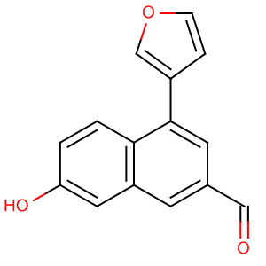 156152-29-3  2-Naphthalenecarboxaldehyde, 4-(3-furanyl)-7-hydroxy-