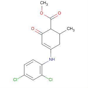 156154-83-5  3-Cyclohexene-1-carboxylic acid,4-[(2,4-dichlorophenyl)amino]-6-methyl-2-oxo-, methyl ester, trans-