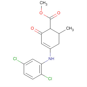 156154-84-6  3-Cyclohexene-1-carboxylic acid,4-[(2,5-dichlorophenyl)amino]-6-methyl-2-oxo-, methyl ester, trans-