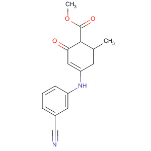 156154-95-9  3-Cyclohexene-1-carboxylic acid,4-[(3-cyanophenyl)amino]-6-methyl-2-oxo-, methyl ester, trans-