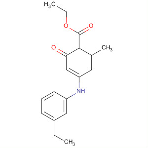 156155-27-0  3-Cyclohexene-1-carboxylic acid,4-[(3-ethylphenyl)amino]-6-methyl-2-oxo-, ethyl ester, trans-