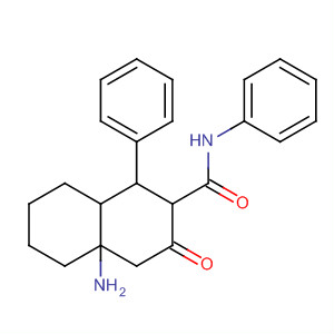156215-15-5  2-Naphthalenecarboxamide, 4a-aminodecahydro-3-oxo-N,1-diphenyl-