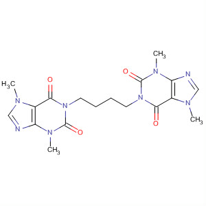 156234-16-1  1H-Purine-2,6-dione, 1,1'-(1,4-butanediyl)bis[3,7-dihydro-3,7-dimethyl-