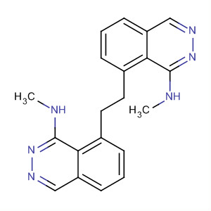 156635-50-6  1-Phthalazinamine, 4,4'-(1,2-ethanediyl)bis[N-methyl-