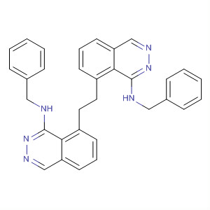156635-53-9  1-Phthalazinamine, 4,4'-(1,2-ethanediyl)bis[N-(phenylmethyl)-