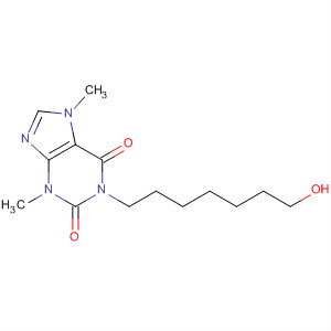 156918-09-1  1H-Purine-2,6-dione, 3,7-dihydro-1-(7-hydroxyheptyl)-3,7-dimethyl-