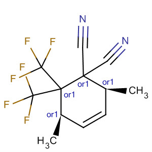 157279-96-4  3-Cyclohexene-1,1-dicarbonitrile, 2,5-dimethyl-6,6-bis(trifluoromethyl)-,cis-