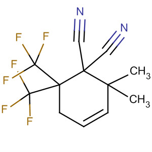 157279-97-5  3-Cyclohexene-1,1-dicarbonitrile, 2,2-dimethyl-6,6-bis(trifluoromethyl)-