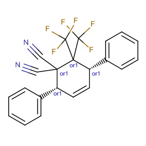 157279-99-7  3-Cyclohexene-1,1-dicarbonitrile, 2,5-diphenyl-6,6-bis(trifluoromethyl)-,cis-