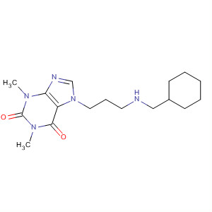 157309-19-8  1H-Purine-2,6-dione,7-[3-(cyclohexylmethylamino)propyl]-3,7-dihydro-1,3-dimethyl-