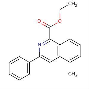 144153-97-9  1-Isoquinolinecarboxylic acid, 5-methyl-3-phenyl-, ethyl ester