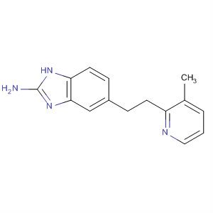 145654-34-8  1H-Benzimidazol-2-amine, 5-[2-(3-methyl-2-pyridinyl)ethyl]-