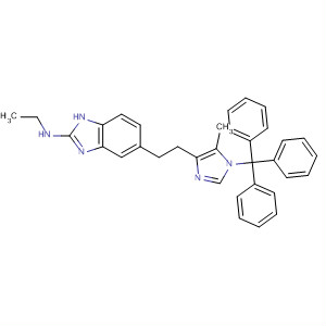 145654-46-2  1H-Benzimidazol-2-amine,N-ethyl-5-[2-[5-methyl-1-(triphenylmethyl)-1H-imidazol-4-yl]ethyl]-