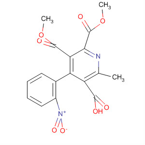 145655-14-7  2,3,5-Pyridinetricarboxylic acid, 6-methyl-4-(2-nitrophenyl)-,3,5-dimethyl ester