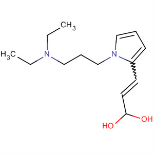 145687-12-3  2-Propene-1,1-diol, 3-[1-[3-(diethylamino)propyl]-1H-pyrrol-2-yl]-