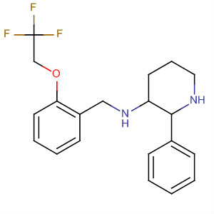 145741-98-6  3-Piperidinamine, 2-phenyl-N-[[2-(2,2,2-trifluoroethoxy)phenyl]methyl]-,(2S,3S)-