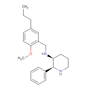 145742-11-6  3-Piperidinamine, N-[(2-methoxy-5-propylphenyl)methyl]-2-phenyl-,(2S,3S)-
