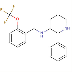 145742-33-2  3-Piperidinamine, 2-phenyl-N-[[2-(trifluoromethoxy)phenyl]methyl]-,(2S,3S)-