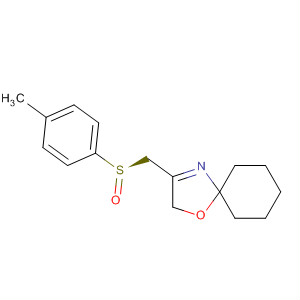 146860-26-6  1-Oxa-4-azaspiro[4.5]dec-3-ene,3-[[(R)-(4-methylphenyl)sulfinyl]methyl]-