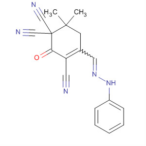 147089-98-3  3-Cyclohexene-1,1,3-tricarbonitrile,6,6-dimethyl-2-oxo-4-[(phenylhydrazono)methyl]-
