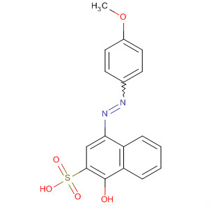147118-80-7  2-Naphthalenesulfonic acid, 1-hydroxy-4-[(4-methoxyphenyl)azo]-