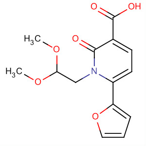 147284-72-8  3-Pyridinecarboxylic acid,1-(2,2-dimethoxyethyl)-6-(2-furanyl)-1,2-dihydro-2-oxo-